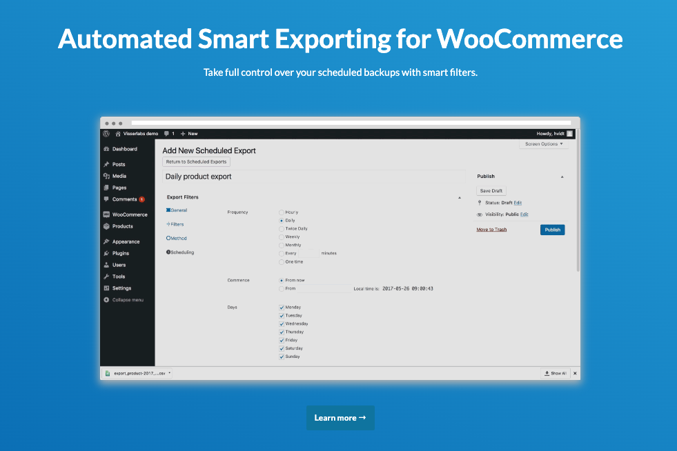 Best WooCommerce import export plugin